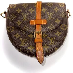 Louis Vuitton Brown and Tan Crossbody Bag